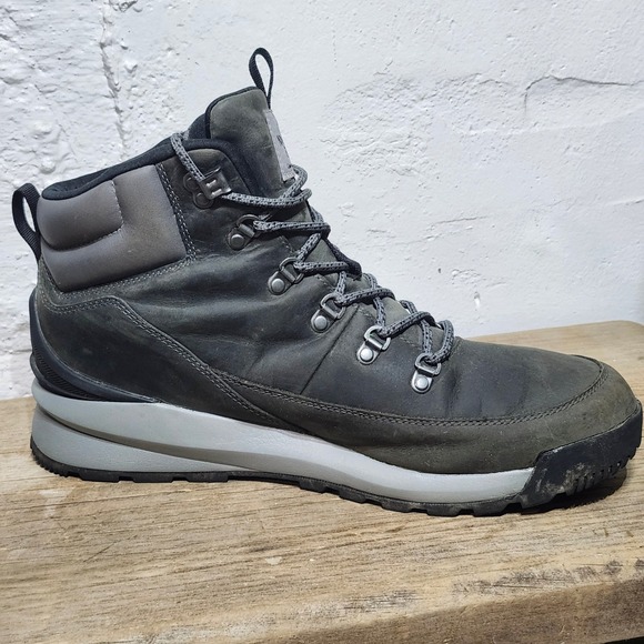 The North Face Berkeley‎ Leather Hiking Ankle Boots Mens US 12 Gray Waterproof main image 4